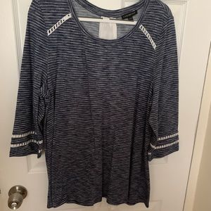 Brand new three quarter sleeve blouse